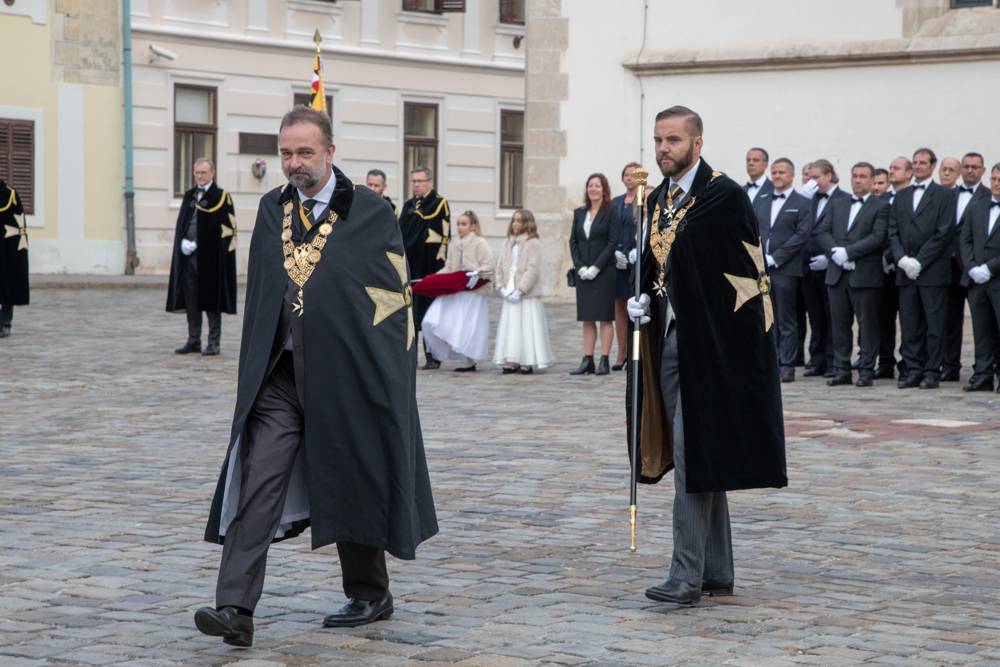 Veliki mojster Karel von Habsburg in maršal reda na konventu, 27.10.2018.